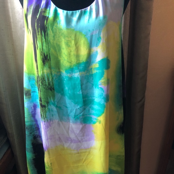 VINTAGE watercolor dress - Picture 5 of 7